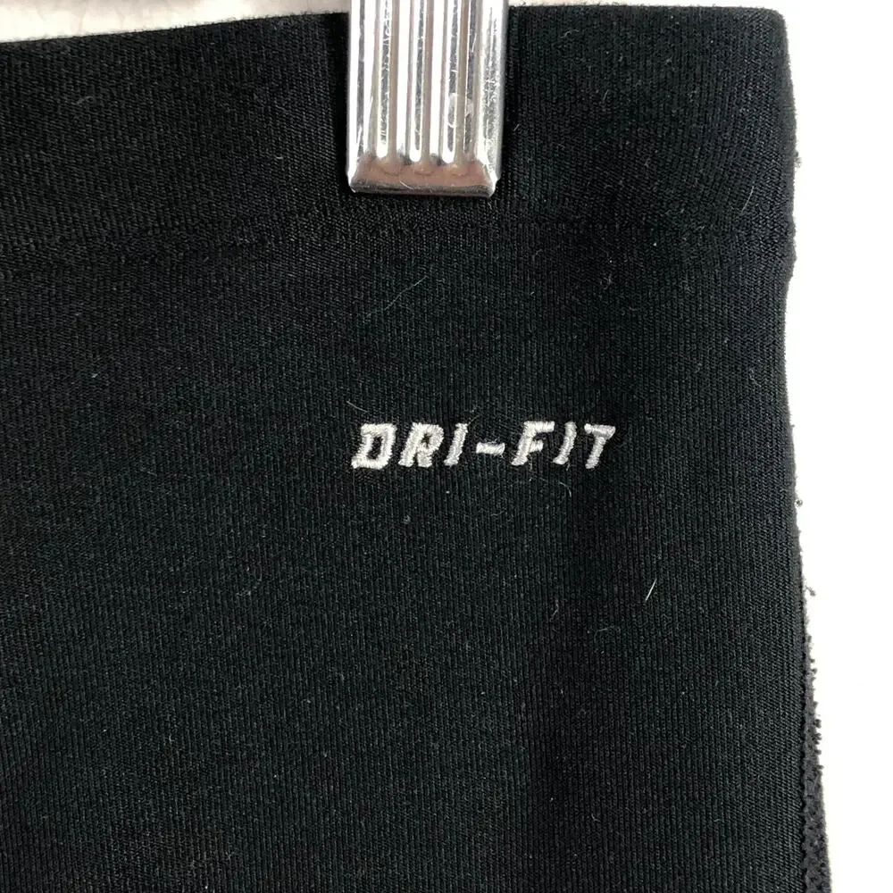 Nike Dri-FIT Filament Running Tights 332926-010 Mens XL Black Ankle Zip EUC